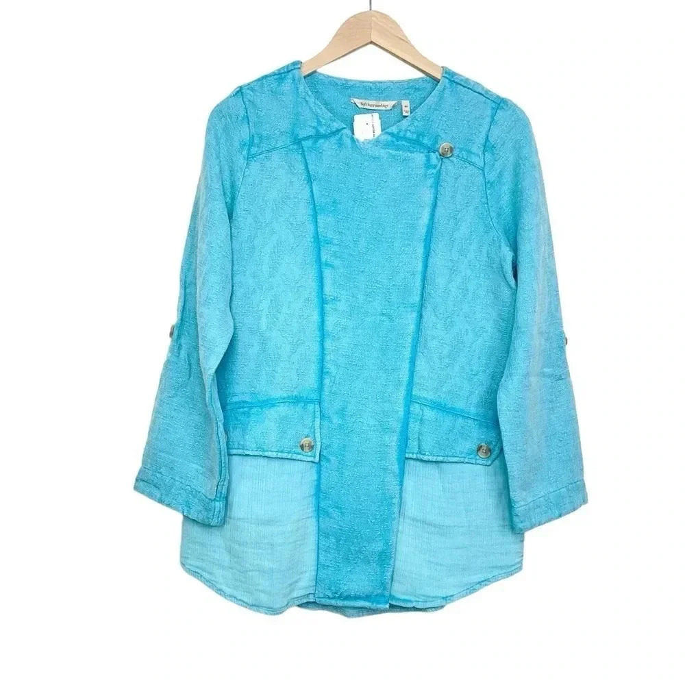 Soft Surroundings Urban Escape Topper Jacket Size XS